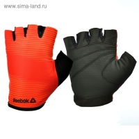 Тренировочные перчатки Reebok (без пальцев) красные размер M RAGB-11235RD